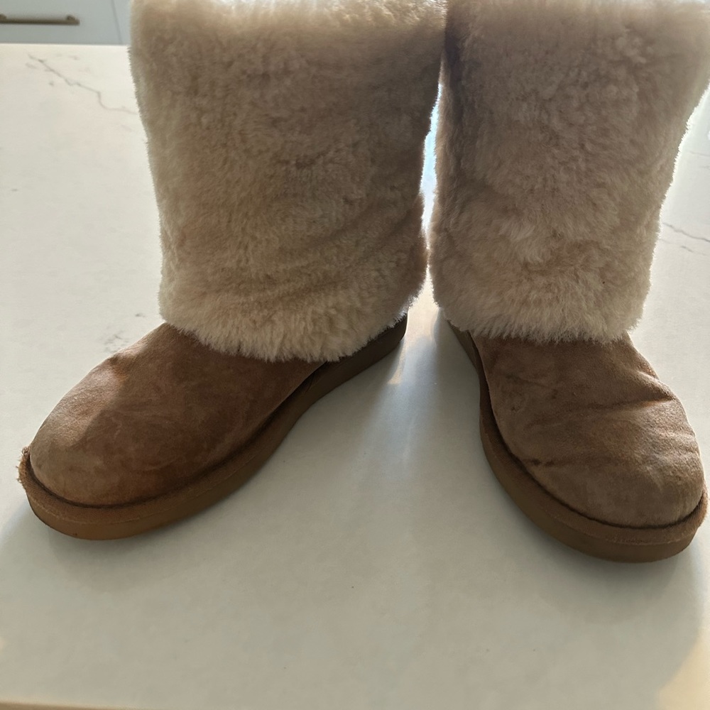 Ugg warm fold over boots